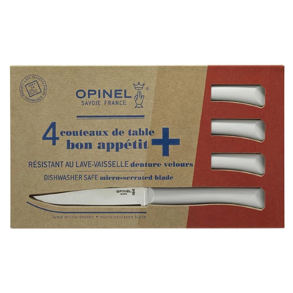 Opinel OP-001904 Bon Appetit 4 Parça Paslanmaz Sofra Bıçağı