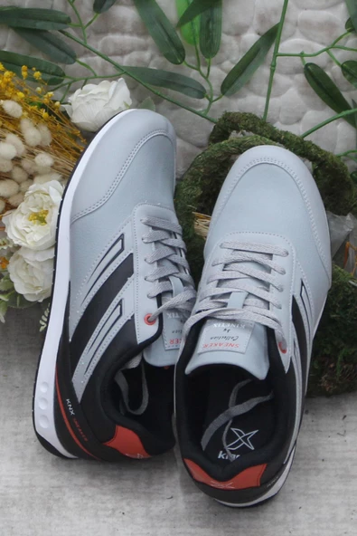 Kinetix Blande Pu Gri Rahat Orijinal Ürün Erkek Spor Ayakkabı - 5