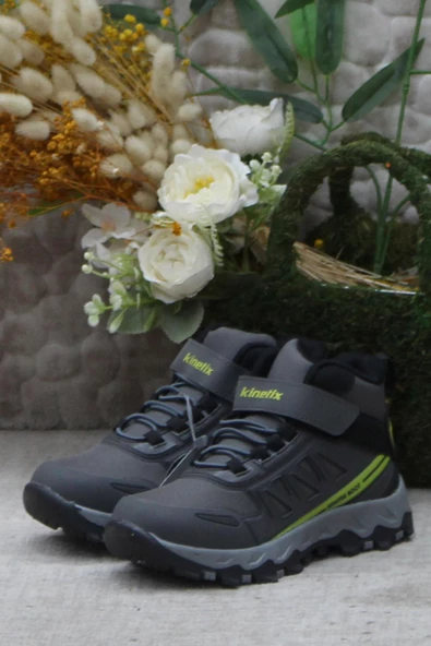 Kinetix Supla Hı Gri Rahat Kaymaz Taban Orijinal Ürün Erkek Çocuk Bot - Resim 2