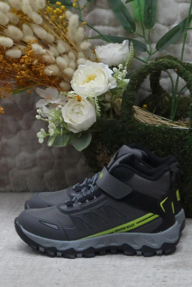 Kinetix Supla Hı Gri Rahat Kaymaz Taban Orijinal Ürün Erkek Çocuk Bot - Resim 3