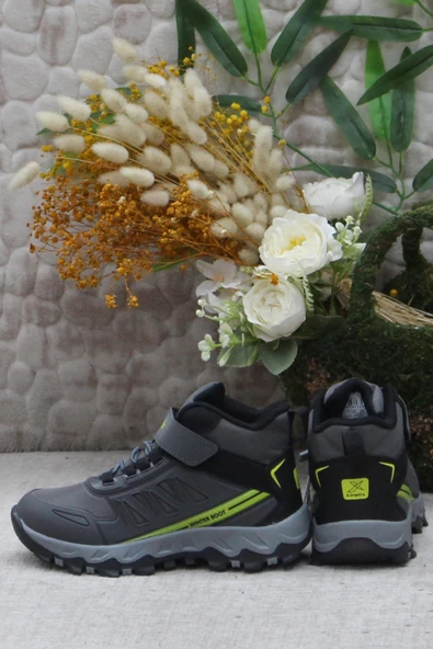 Kinetix Supla Hı Gri Rahat Kaymaz Taban Orijinal Ürün Erkek Çocuk Bot - Resim 4