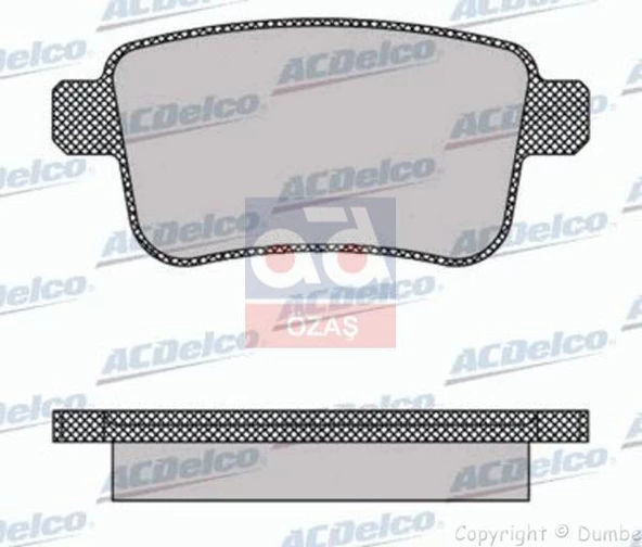 On Fren Balata Takımı Renault Kangoo 2008- Apetech Ap1810 ürün görseli 1