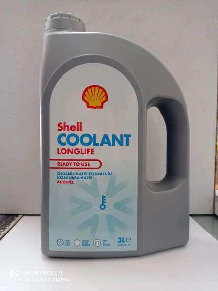 Shell Long Lıfe -37 Kullanıma Hazır Kırmızı Antifriz 2023 Tarihli 3L