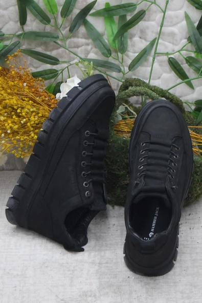 Hammer Jack 24867 Siyah Orijinal Ürün Hakiki Deri Erkek Bot - Resim 5