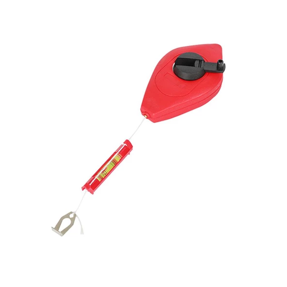 WORKPRO WP329019 Çizim İpi Seti 115gr Kırmızı Çizim İpi Boyası + Mini Su Terazisi + 30M Çizim İpi - 3