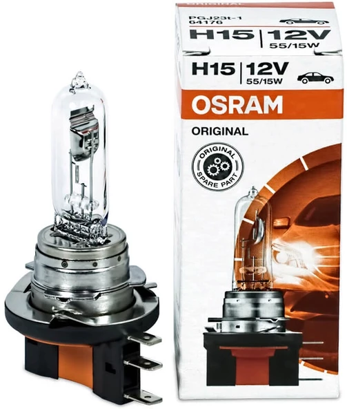 H15 Far Ampulu 12v 55/15w Cıft Tellı osram 64176 ürün görseli
