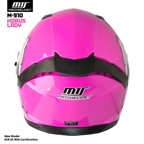 MTS M-910 HORUS LADY GÜNEŞ VİZÖRLÜ KASK (GÖKKUŞAĞI CAMLI) - Resim 4
