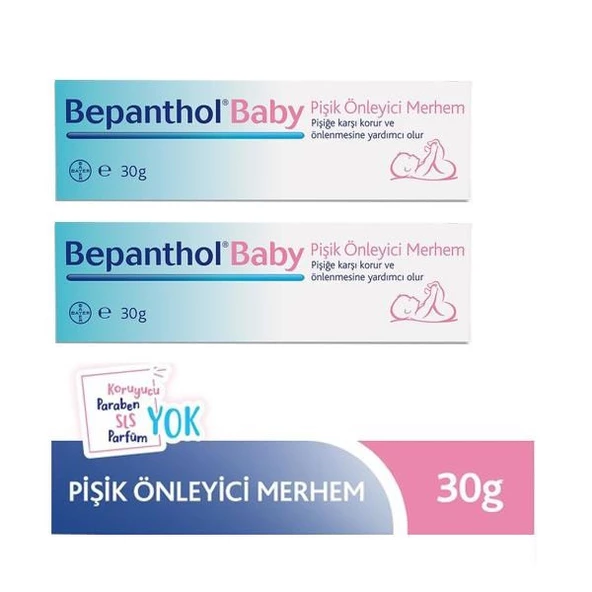 Bepanthol Baby Pişik Önleyici Merhem 30 Gr-2 ADET-SKT:01/2027