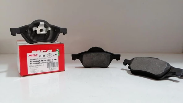 On Fren Balatası Renault Laguna2 Megane2 15 Jant Mga 55153 ürün görseli 1