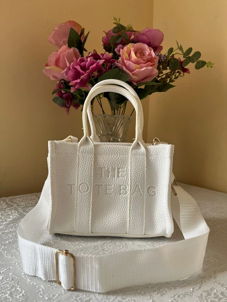 Tote Bag Deri El Ve Çapraz Kadın Çantası - 3