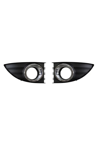 Renault Fluence Sis Farı Kapağı Çerçevesi Sağ Sol Takımı Kromlu