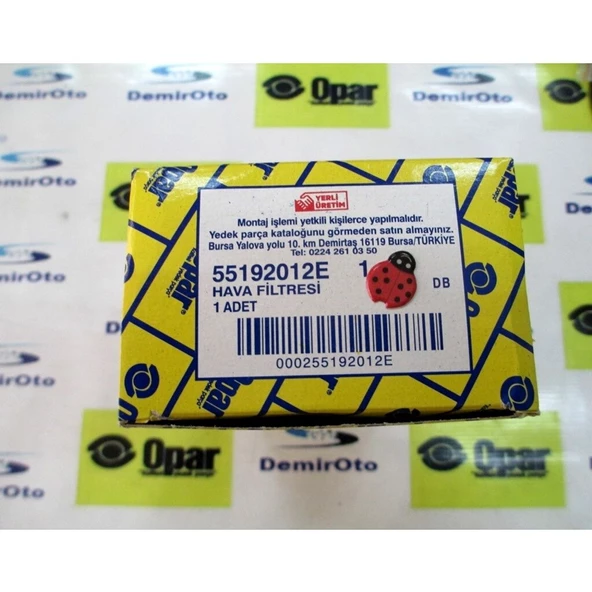 55192012E Hava Filtresi 1,4 Doblo-Albea-Linea-Punto Opar 386575311 - Resim 5