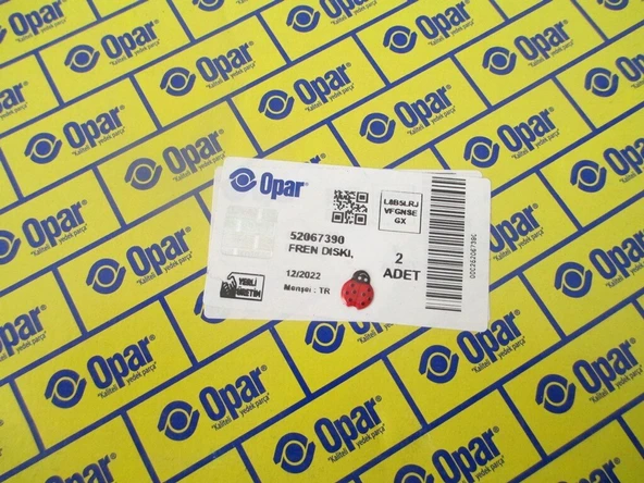 52067390 Fren Diski Arka Takım Egea Opar - Resim 3