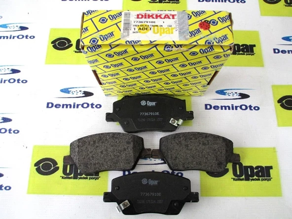 77367910E Fren Balata Takımı Ön 1,3/1,4/1,6 Egea  OPAR - Resim 2