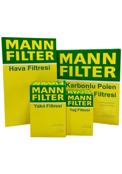 VW Crafter 2.0Tdi 2011-2016 Filtre Bakim Seti 4'lu ürün görseli 1