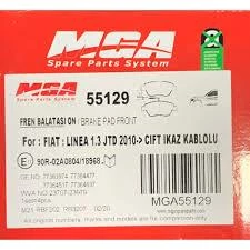 55129 Ön Fren Balatası Fiat Linea1.3 Jtd 2010 - /fiat 500/fiat Punto/çift Ikaz Kablolu ürün görseli 1