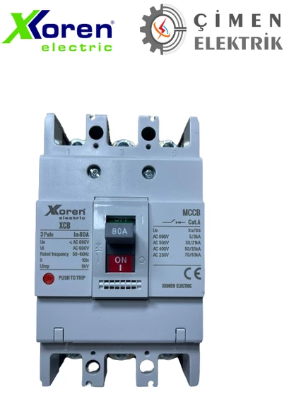 XKoren XCB 103S 80S 3x80 35ka Kompakt Şalter
