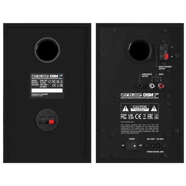 Reloop DSM-3 BT Bluetooth Aktif Stüdyo Referans Monitörü (Çift) - 10