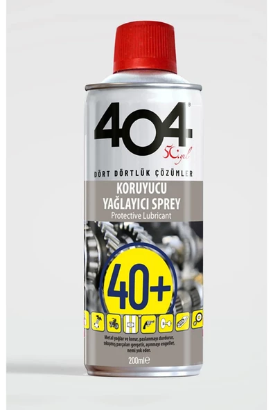 404 Koruyucu Yağlayıcı Sprey 40+ 200 Ml