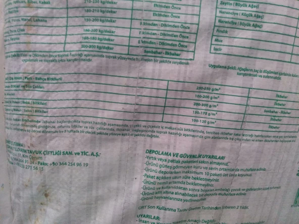 25 kg Organik Tavuk Gübresi - 5