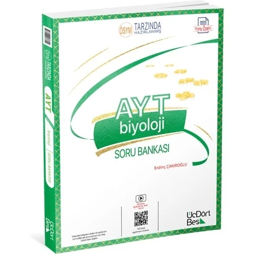 AYT BİYOLOJİ SORU BANKASI ÜÇDÖRTBEŞ YAYIN
