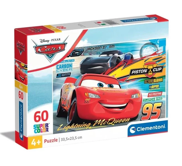 Clementoni Disney Cars 60 Parça Puzzle