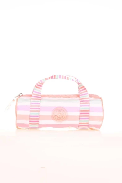 Kaukko Travel Double Strıpe Kalem Çantası (salmon) - Resim 2