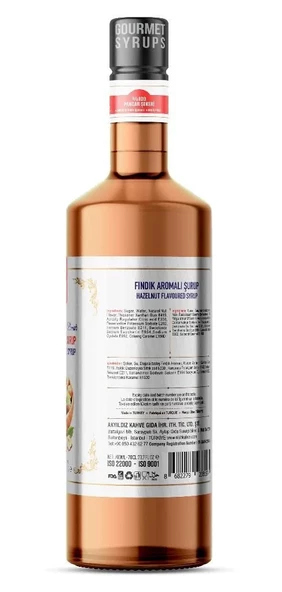 Nish Fındık Aromalı Şurup 700 ML - Pet Şişe - 2