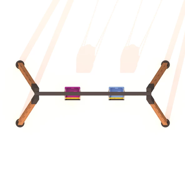 Ahşap Salıncak, 2'li Standart Salıncak Koltuğu - 4