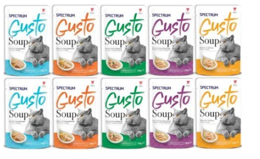 Spectrum Gusto Karışık Kedi Çorbası 50 gr - 10 Adet