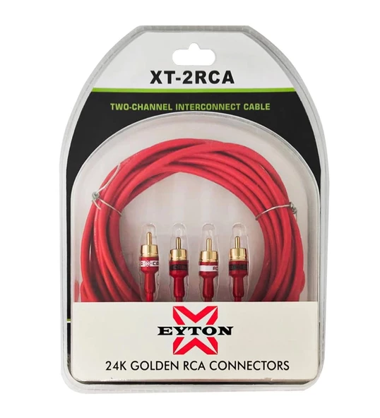 Eyton XT-2RCA Anfi Kablosu 2rca 2rca 5mt