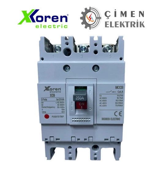 XKoren XCB 253S 250S 3x250 50ka Kompakt Şalter