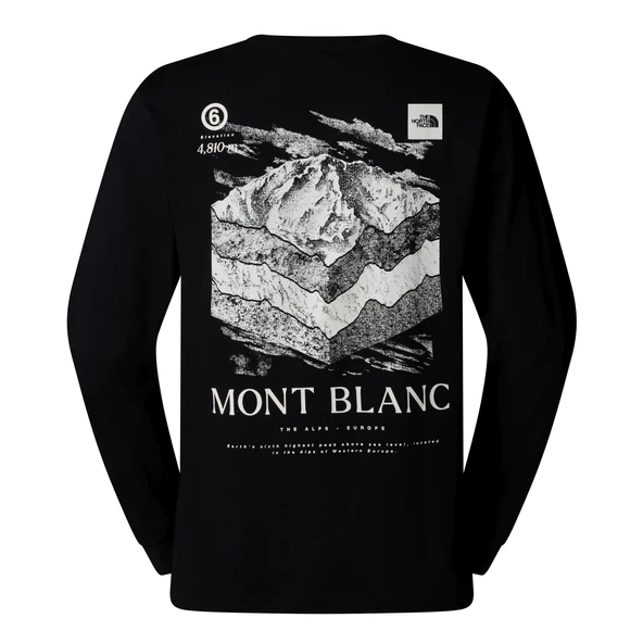 The North Face Erkek L/S Tişört  TOPOGRAPHIC NF0A89DRJK31 - Resim 2
