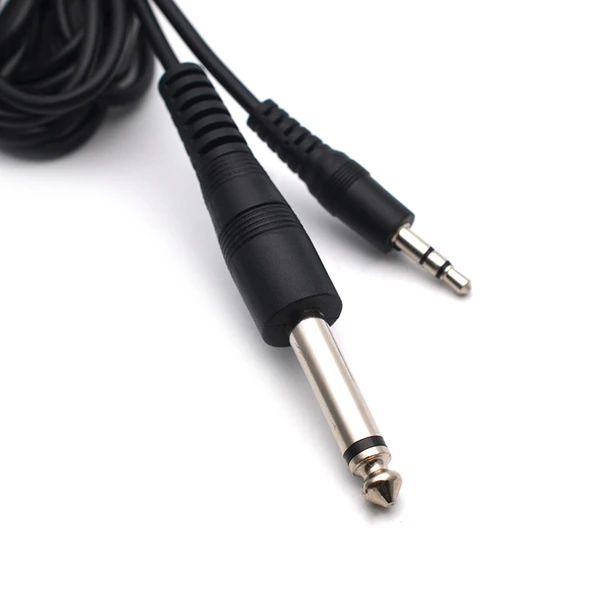 Powermaster PM-15917 Siyah 6.3 Mm Gitar To 3.5 Mm Stereo Ara Kablo (1.4 Metre) ürün görseli