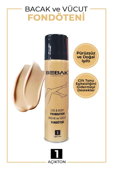 Bacak Fondöteni No:1 Light Açık Ton 75 ml