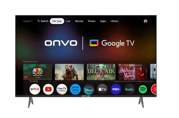 Onvo 55OVF9000 4K Ultra HD 55" 140 Ekran Uydu Alıcılı Google Smart QLED TV