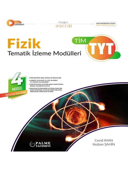 Palme Yayıncılık TYT Tim Joker Fizik Tematik İzleme Modülleri