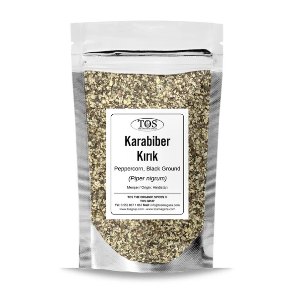 Siyah Karabiber Kırık 500 gr (1. Kalite) Piper nigrum