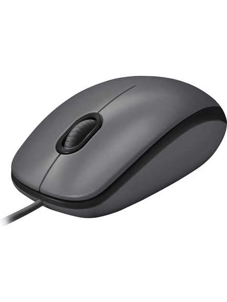 Logitech M90 USB Optik Kablolu Mouse - Siyah ürün görseli 1