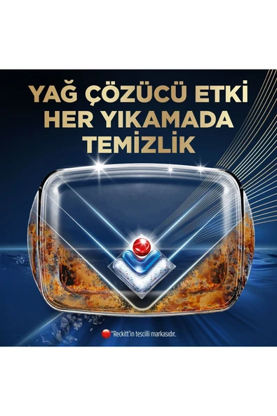 Finish Ultimate Plus Hepsi Bir Arada 60 Kapsül Bulaşık Makinesi Deterjanı Tableti - 6
