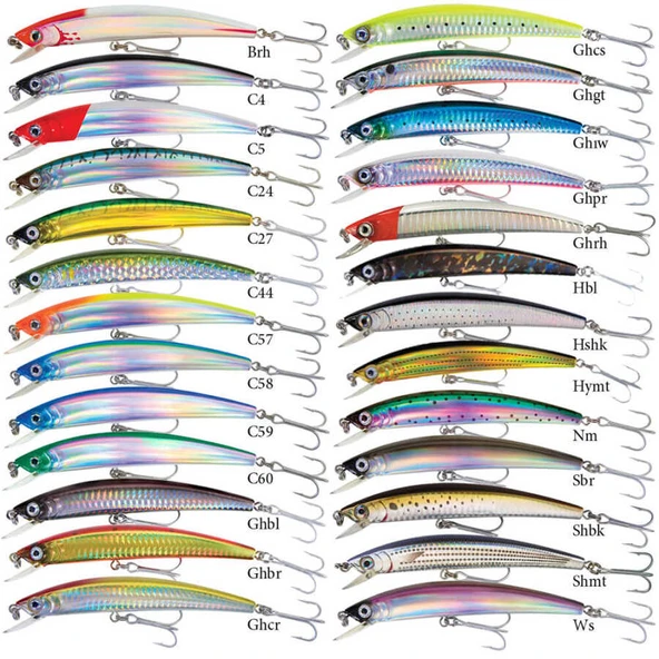 Yozuri Original Crystal Minnow Floating Sahte Balığı  110MM C27 - 2