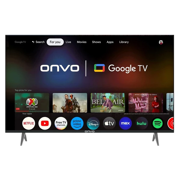 ONVO 55OVF9000UQ 55 inç 140 Ekran Dahili Uydu Alıcılı 4K UHD QLED TV