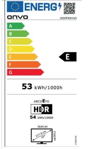 Onvo 55OVF9000UQ 4K Ultra HD 55" 140 Ekran Uydu Alıcılı Google Smart QLED TV - 5