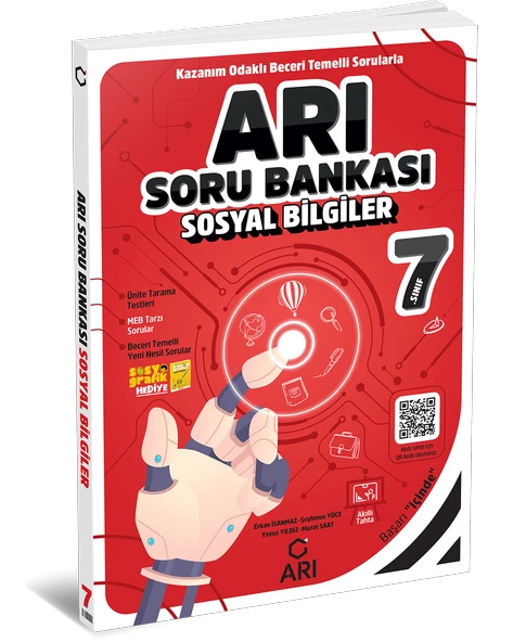 Arı Yayınları 7 Sınıf Sosyal Bilgiler Arı Soru Bankası