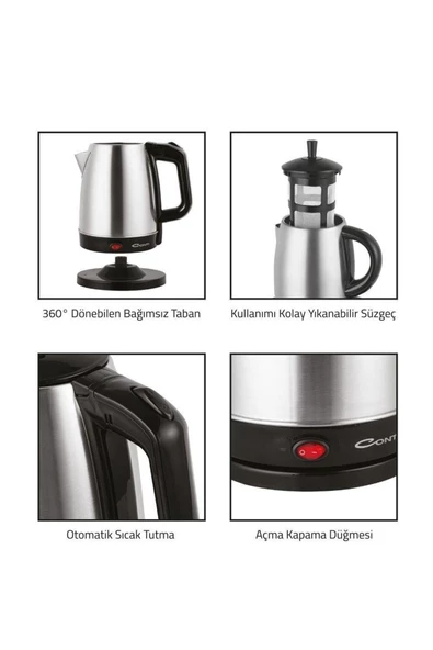CONTİ CTM-121 MYTEA ÇAY MAKİNESİ 1600 WATT - 4