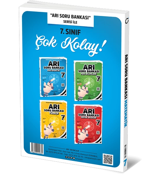 Arı Yayınları 7 Sınıf Matematik Arı Soru Bankası - 2
