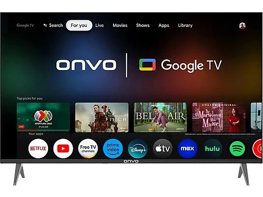 ONVO 50OVF9000UQ 50 inç 127 Ekran Dahili Uydu Alıcılı 4K UHD QLED TV