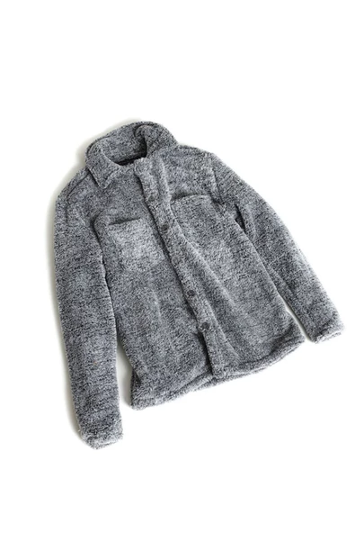 Fiftycolor Unisex Gri Peluş Ceket - 3
