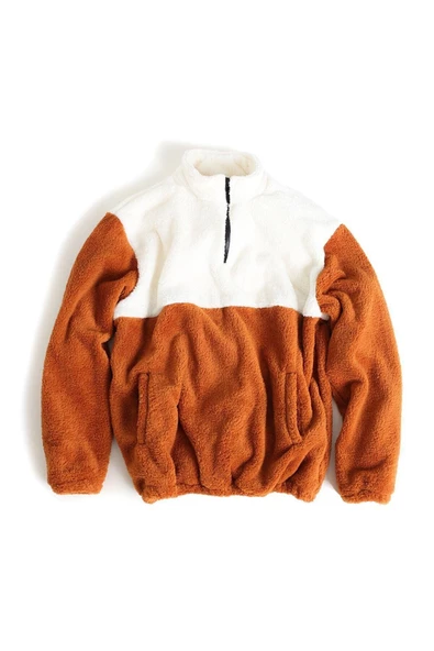 Erkek Oversize Yarım Fermuarlı Pelüş Sweat