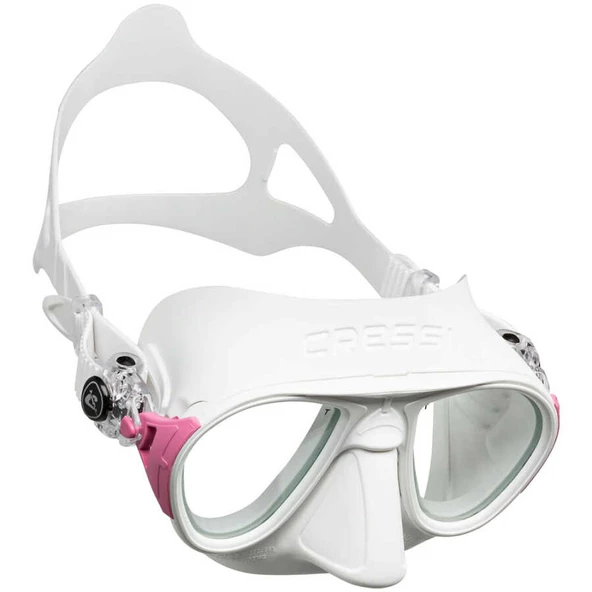 Cressi Calibro Dalış Maskesi  WHITE-PINK